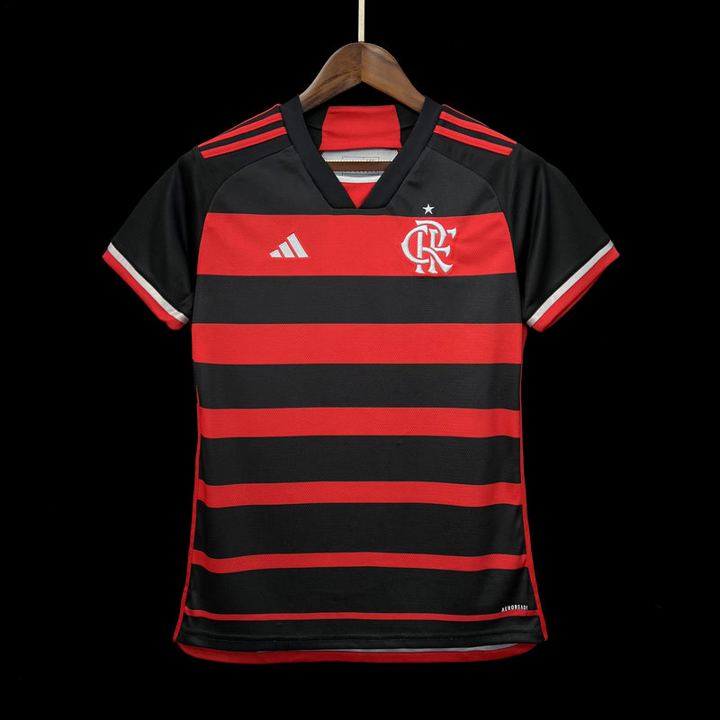 Camisa Flamengo Home 24/25 - Adidas Torcedor Feminina