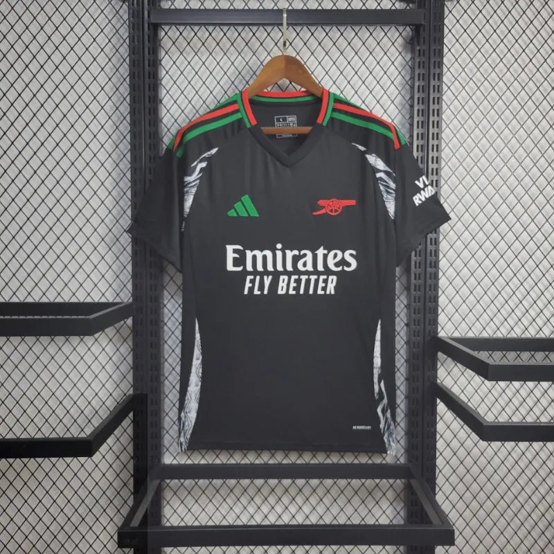Camisa Arsenal Away 24/25 - Trocedor Masculina Preta