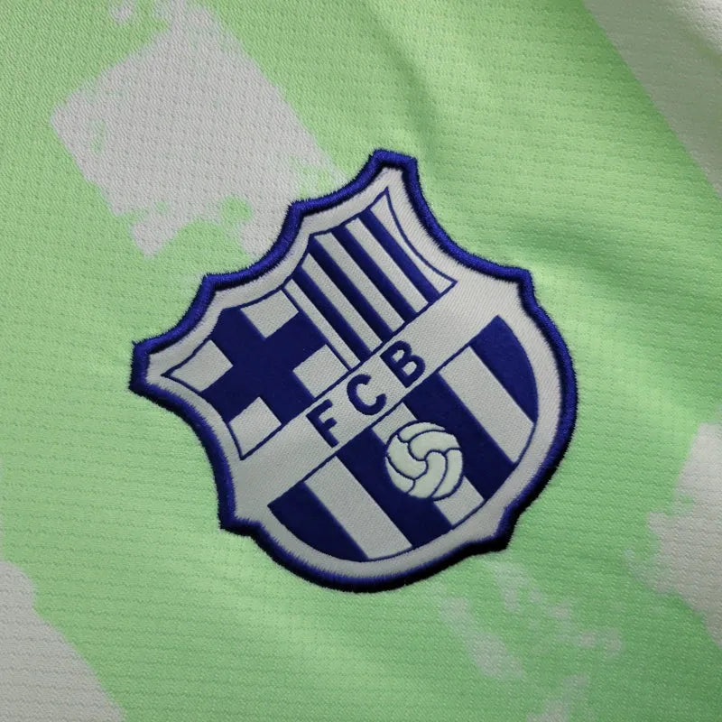 Camisa Barcelona Third Away 24/25 - Torcedor Masculina Verde