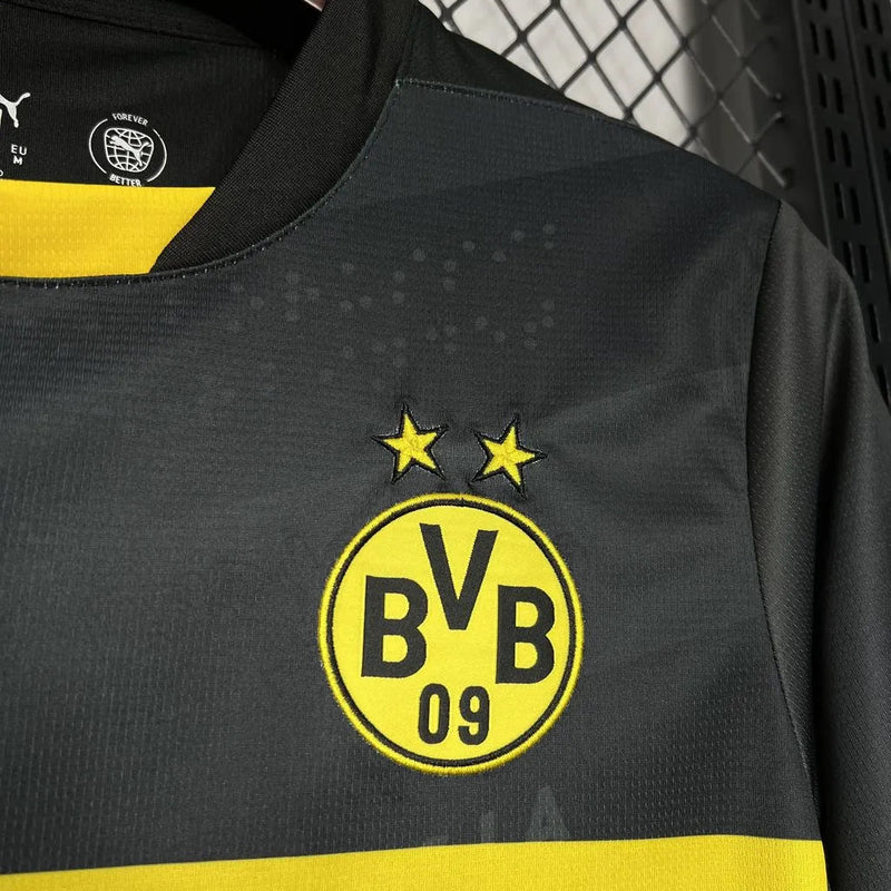 Camisa Borussia Dortmund Away 24/25 - Torcedor Masculina Preta