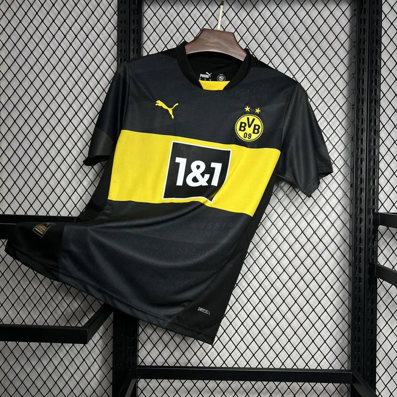 Camisa Borussia Dortmund Away 24/25 - Torcedor Masculina Preta
