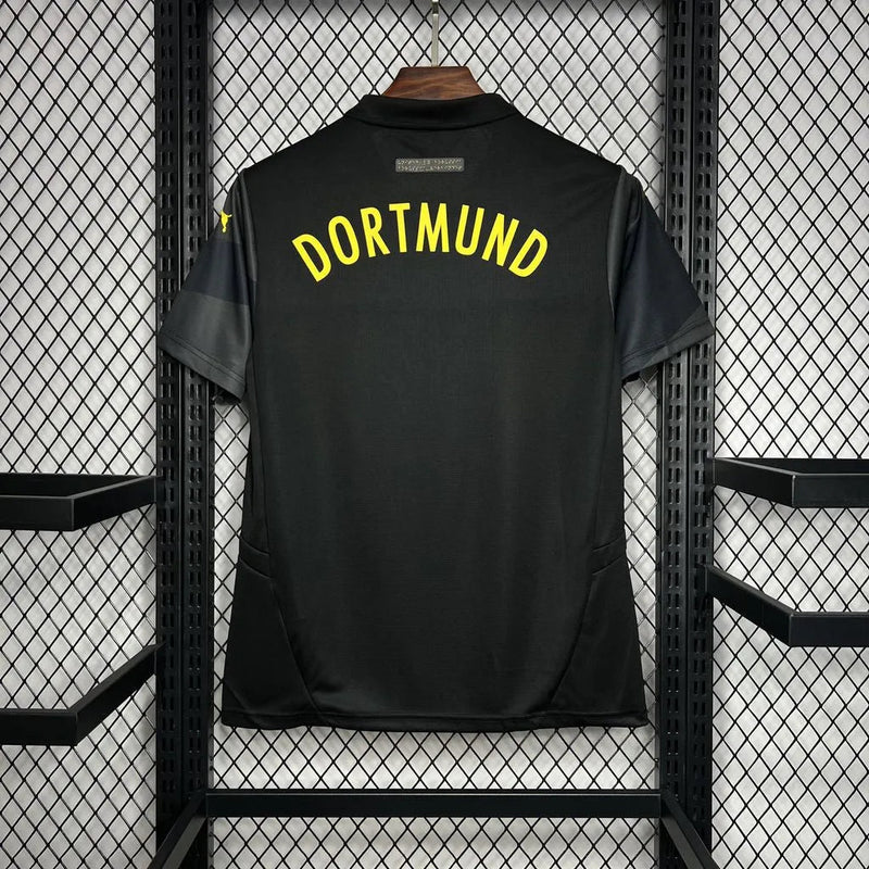 Camisa Borussia Dortmund Away 24/25 - Torcedor Masculina Preta
