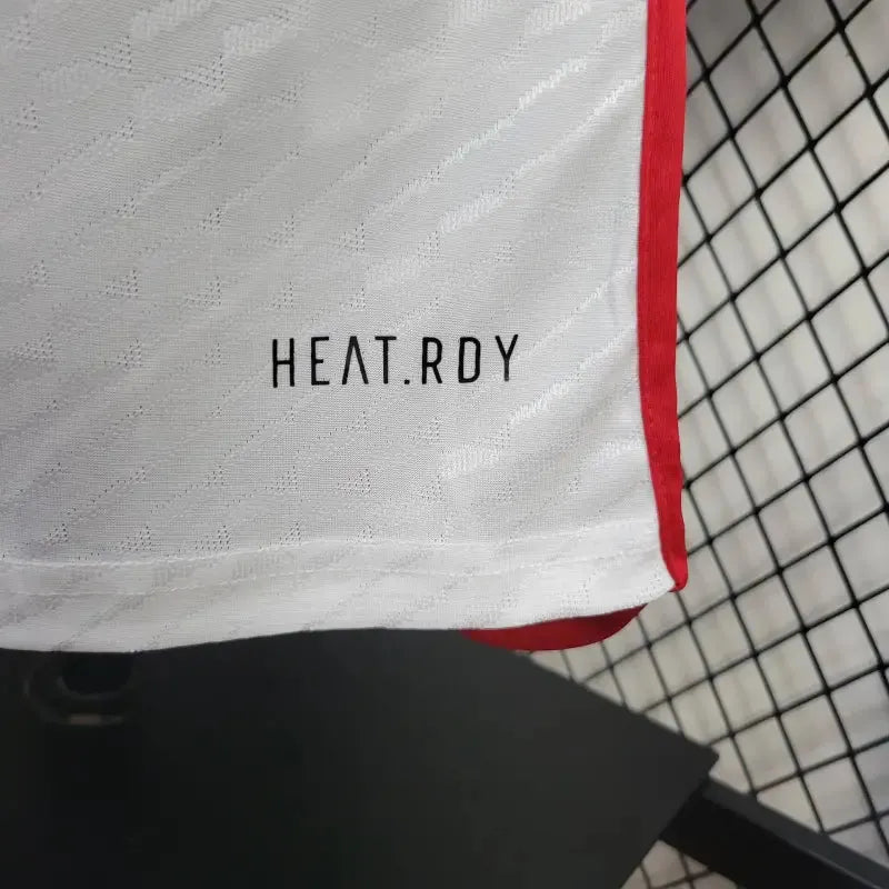 Camisa Flamengo Away 24/25 - Jogador Masculina Branca + Todos Patrocínios