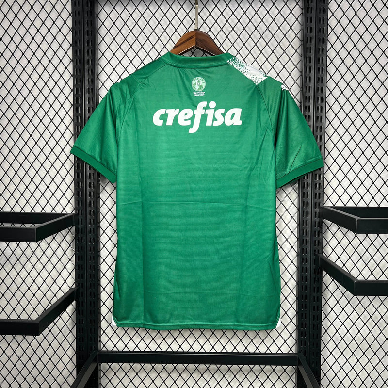 Camisa Palmeiras Edição Meio Ambiente 24/25 - Torcedor Masculina Manhcada Verde