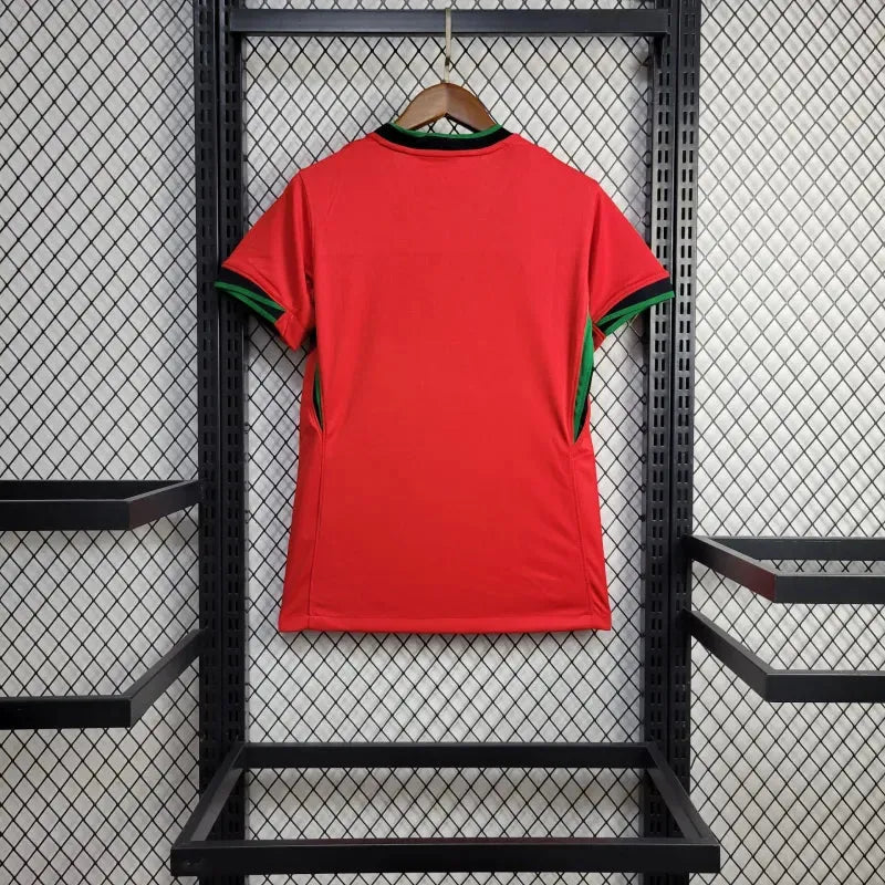 Camisa Portugal Home 24/25 - Torcedor Feminina Vermelha