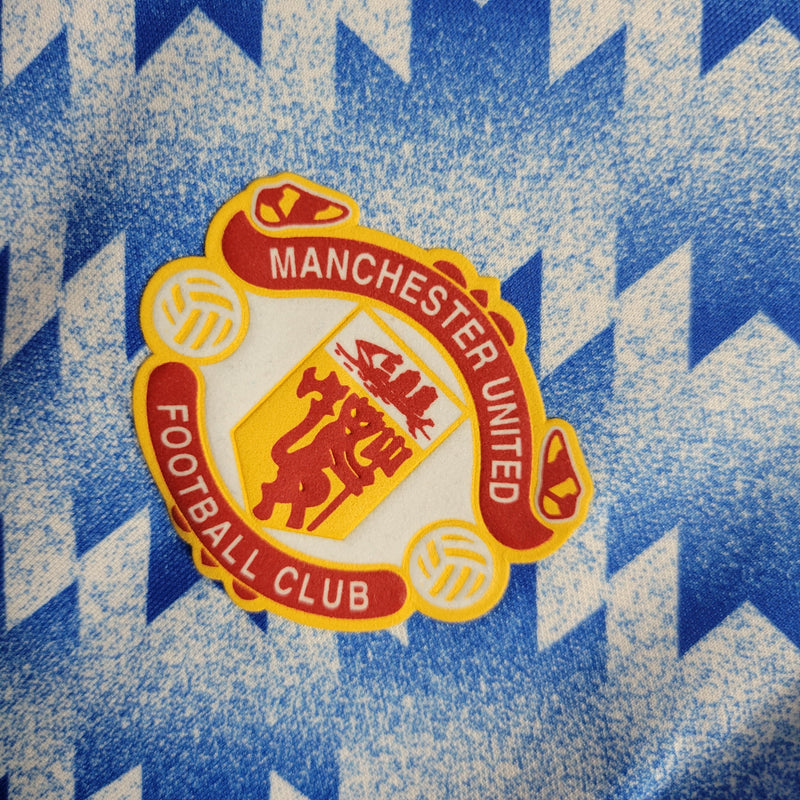 Camisa Manchester United Reserva 90/92 - Versão Retro Manga Comprida