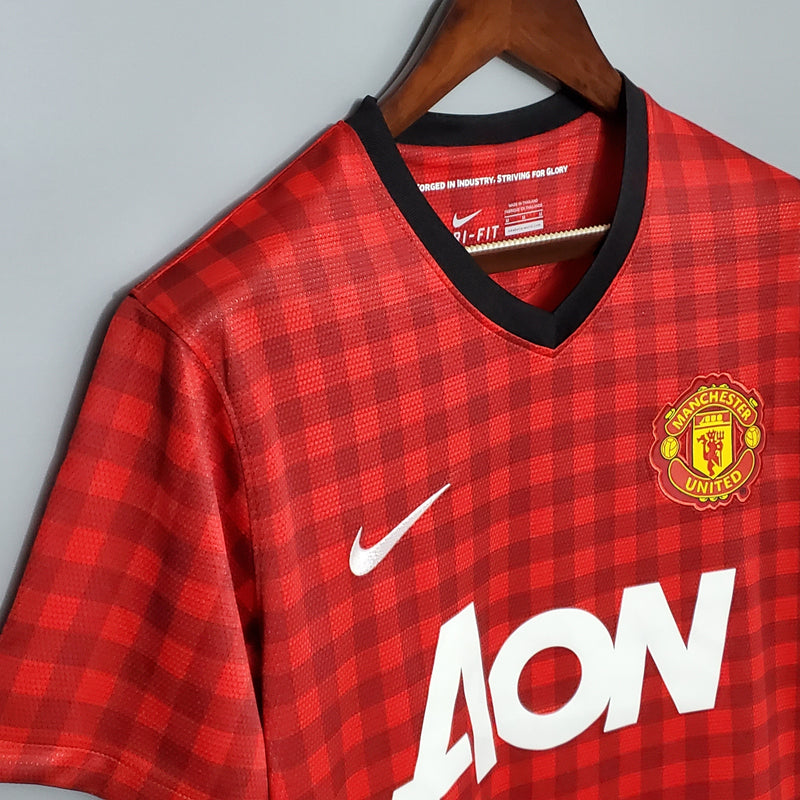 Camisa Manchester United Titular 12/13 - Versão Retro