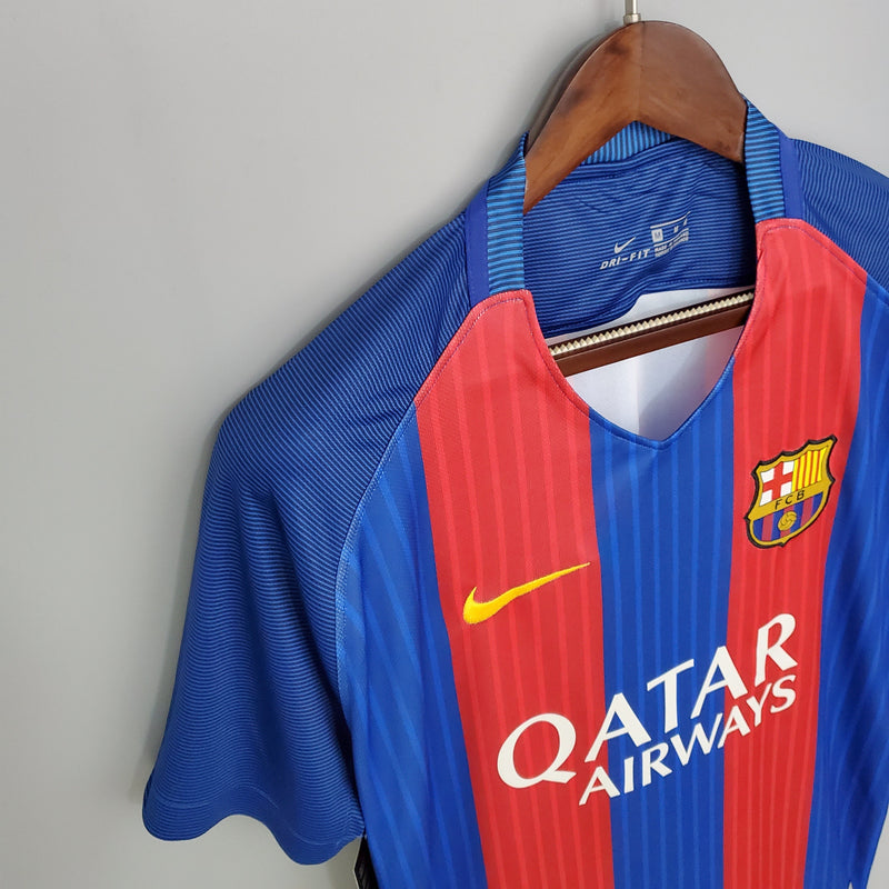 Camisa Barcelona Titular 16/17 - Versão Retro